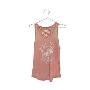 Ron jon surf shop palm tree roses cross detail in back size small